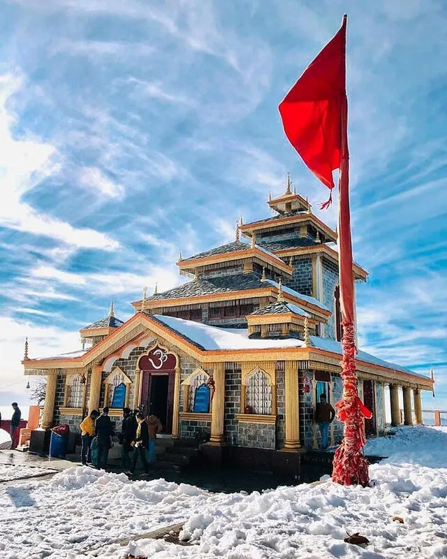 Temple visit near Surkanda Devi Temple