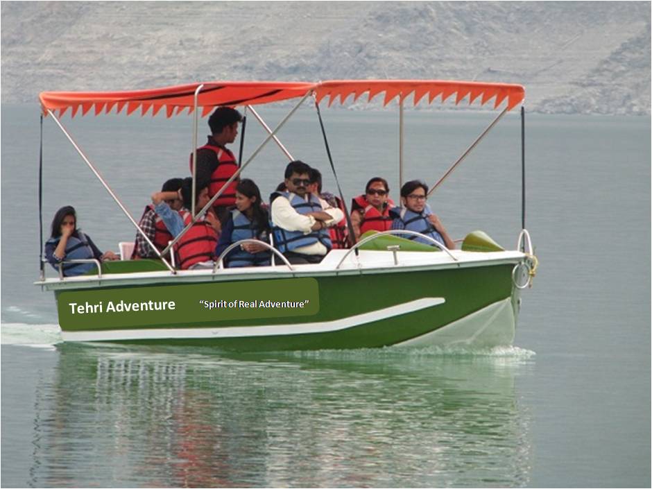 Boating near Tehri Lake & Dam