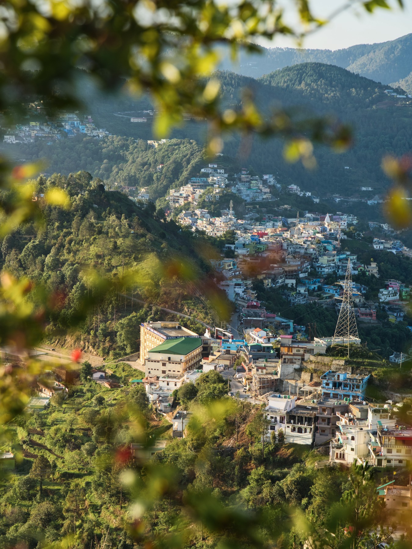 Town visit near New Tehri