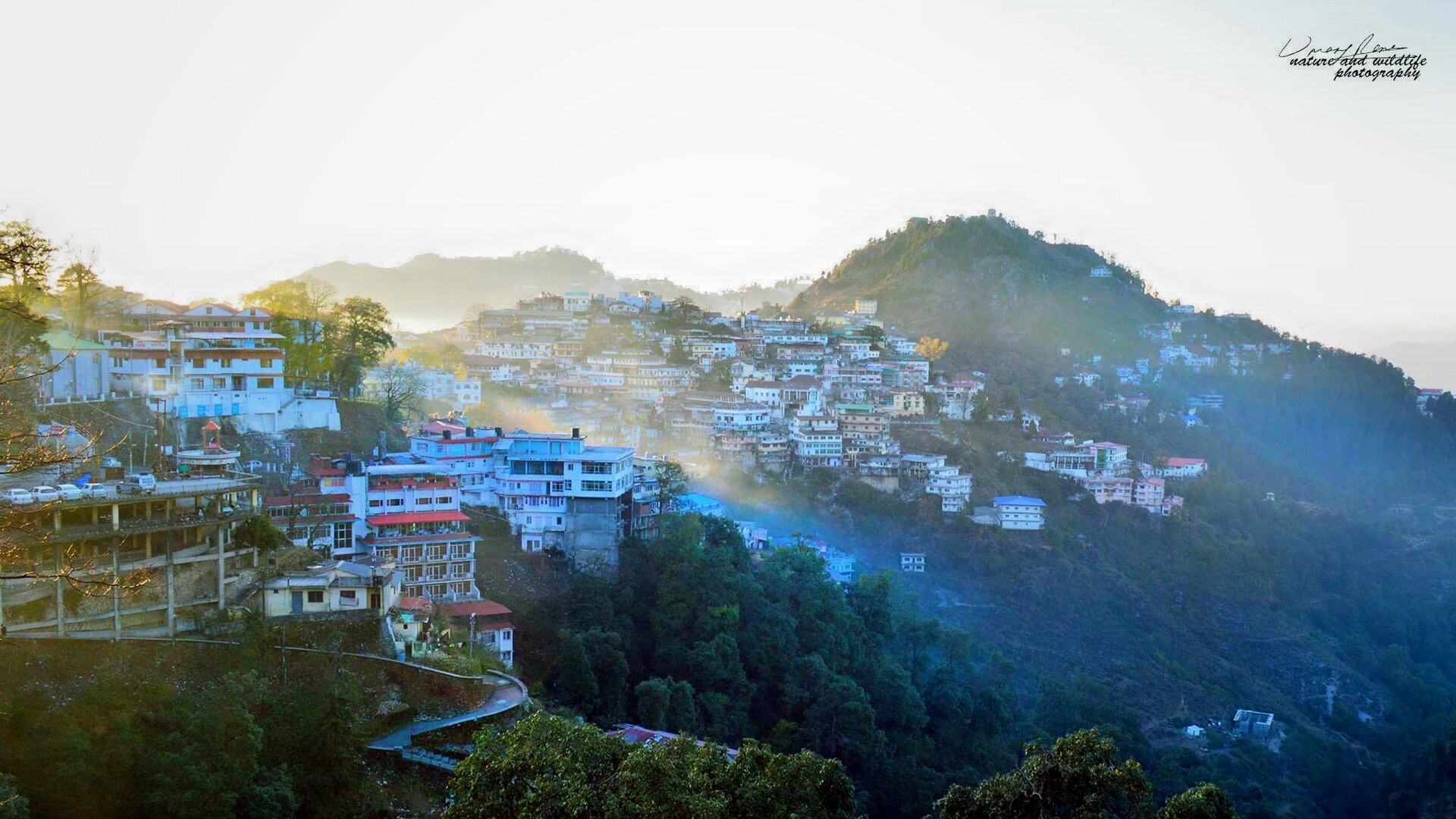 Hill viewpoints near Mussoorie