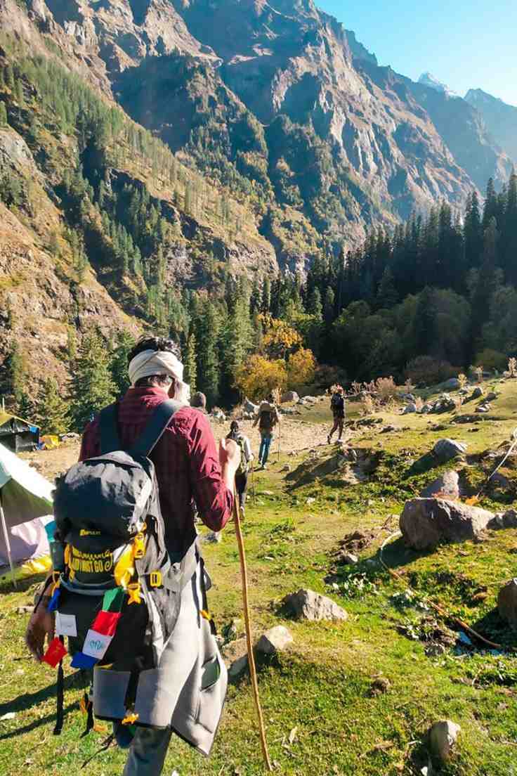 Short uphill walk from Kaddukhal near Surkanda Devi Temple